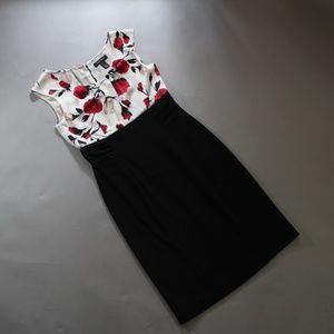 White House Black Market Floral Cocktail Dress